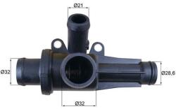 MAHLE Termostat, lichid racire MAHLE TH 45 87 (TH 45 87)