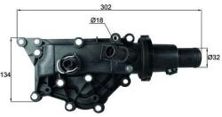MAHLE Termostat, lichid racire MAHLE TH 59 83 (TH 59 83)