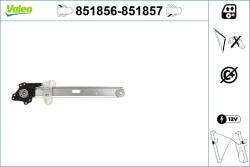 VALEO Mecanism actionare geam VALEO 851856 (851856) - fixbox