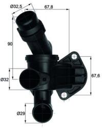MAHLE Termostat, lichid racire MAHLE TI 7 87 (TI 7 87)