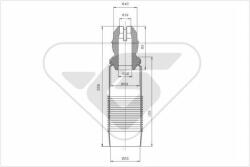 Hutchinson Kit protectie praf, amortizor Hutchinson KP051 (KP051)