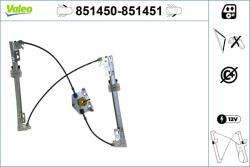 VALEO Mecanism actionare geam VALEO 851450 (851450)