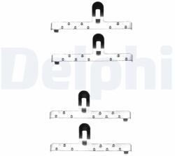 DELPHI Set accesorii, placute frana DELPHI LX0071 (LX0071)