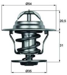 MAHLE Termostat, lichid racire MAHLE TX 15 87D (TX 15 87D)