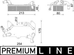 MAHLE Radiator racire ulei, cutie de viteze automata MAHLE CLC 287 000P (CLC 287 000P)