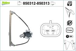 VALEO Mecanism actionare geam VALEO 850312 (850312)