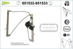 VALEO Mecanism actionare geam VALEO 851532 (851532)