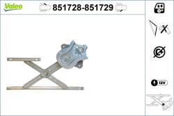 VALEO Mecanism actionare geam VALEO 851728 (851728)