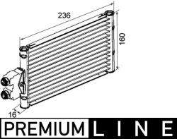 MAHLE Radiator racire ulei, cutie de viteze automata MAHLE CLC 74 000P (CLC 74 000P)