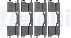 DELPHI Set accesorii, placute frana DELPHI LX0502 (LX0502)