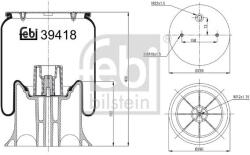 Febi Bilstein Burduf, suspensie pneumatica FEBI BILSTEIN 39418 (39418)