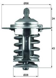 MAHLE Termostat, lichid racire MAHLE TX 70 82 (TX 70 82)