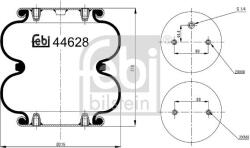 Febi Bilstein Burduf, suspensie pneumatica FEBI BILSTEIN 44628 (44628)