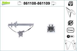 VALEO Mecanism actionare geam VALEO 861108 (861108)