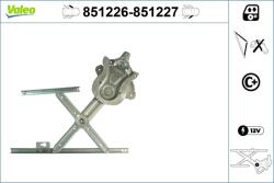 VALEO Mecanism actionare geam VALEO 851226 (851226)