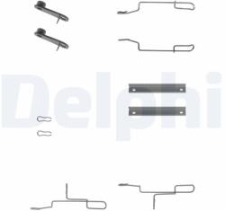 DELPHI Set accesorii, placute frana DELPHI LX0168 (LX0168)
