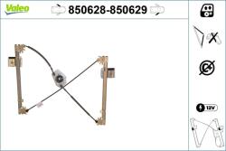 VALEO Mecanism actionare geam VALEO 850628 (850628) - fixbox