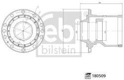 Febi Bilstein Butuc roata FEBI BILSTEIN 180509 (180509)