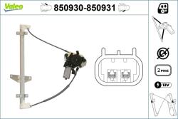 VALEO Mecanism actionare geam VALEO 850930 (850930)