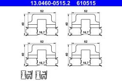 ATE Set accesorii, placute frana ATE 13.0460-0515.2 (13.0460-0515.2)