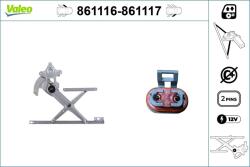 VALEO Mecanism actionare geam VALEO 861116 (861116)