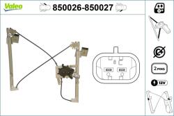 VALEO Mecanism actionare geam VALEO 850026 (850026) - fixbox