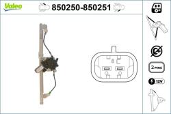 VALEO Mecanism actionare geam VALEO 850250 (850250) - fixbox