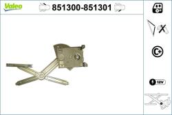 VALEO Mecanism actionare geam VALEO 851300 (851300)