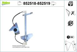 VALEO Mecanism actionare geam VALEO 852518 (852518)