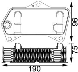 MAHLE Radiator racire ulei, cutie de viteze automata MAHLE CLC 202 000S (CLC 202 000S)