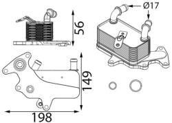 MAHLE Radiator racire ulei, cutie de viteze automata MAHLE CLC 444 000S (CLC 444 000S)