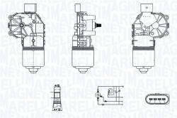 Magneti Marelli Motor stergator MAGNETI MARELLI 064350006010 (064350006010)