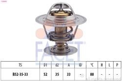 FACET Termostat, lichid racire FACET 7.8394S (7.8394S)