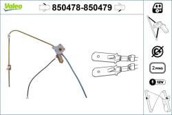 VALEO Mecanism actionare geam VALEO 850478 (850478)