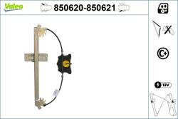 VALEO Mecanism actionare geam VALEO 850620 (850620)