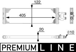 MAHLE Radiator racire ulei, cutie de viteze automata MAHLE CLC 64 000P (CLC 64 000P)