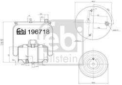 Febi Bilstein Burduf, suspensie pneumatica FEBI BILSTEIN 196718 (196718)