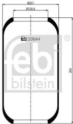 Febi Bilstein Burduf, suspensie pneumatica FEBI BILSTEIN 20644 (20644)