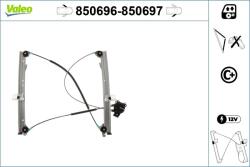 VALEO Mecanism actionare geam VALEO 850696 (850696)