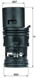 MAHLE Termostat, racire ulei MAHLE TO 7 80 (TO 7 80)