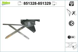 VALEO Mecanism actionare geam VALEO 851328 (851328)