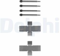 DELPHI Set accesorii, placute frana DELPHI LX0006 (LX0006)