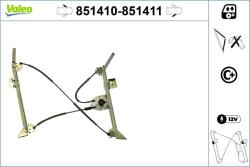 VALEO Mecanism actionare geam VALEO 851410 (851410)