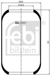 Febi Bilstein Burduf, suspensie pneumatica FEBI BILSTEIN 20661 (20661)