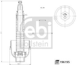 Febi Bilstein Capac, carcasa filtru ulei FEBI BILSTEIN 196195 (196195)