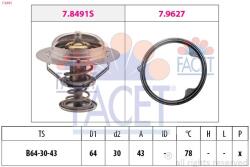 FACET Termostat, lichid racire FACET 7.8491 (7.8491)