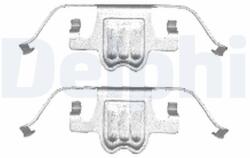 DELPHI Set accesorii, placute frana DELPHI LX0406 (LX0406)
