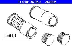 ATE Set bucsi de ghidaj, etrier frana ATE 11.0101-5705.2 (11.0101-5705.2)