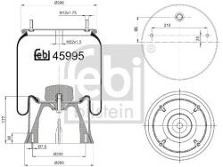 Febi Bilstein Burduf, suspensie pneumatica FEBI BILSTEIN 45995 (45995)