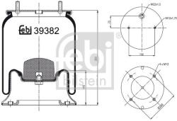 Febi Bilstein Burduf, suspensie pneumatica FEBI BILSTEIN 39382 (39382)
